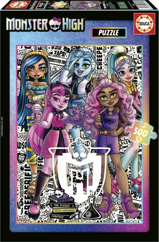 EDUCA Puzzle Monster High 500 dílků
