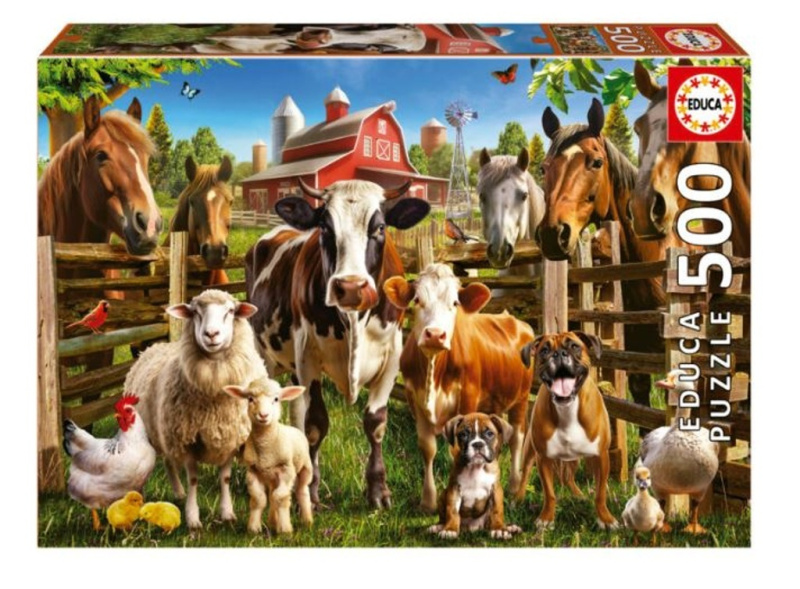 EDUCA Kamarádi ze statku 500 dílků