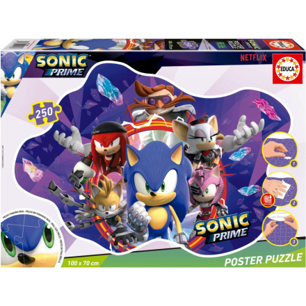 Poster puzzle Sonic Prime 250 dílků
