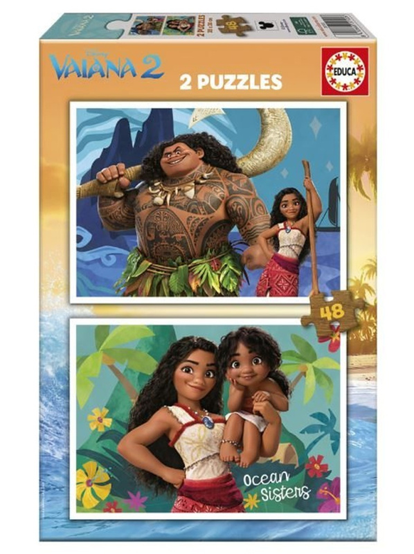 EDUCA Puzzle Vaiana 2, 2x48 dílků