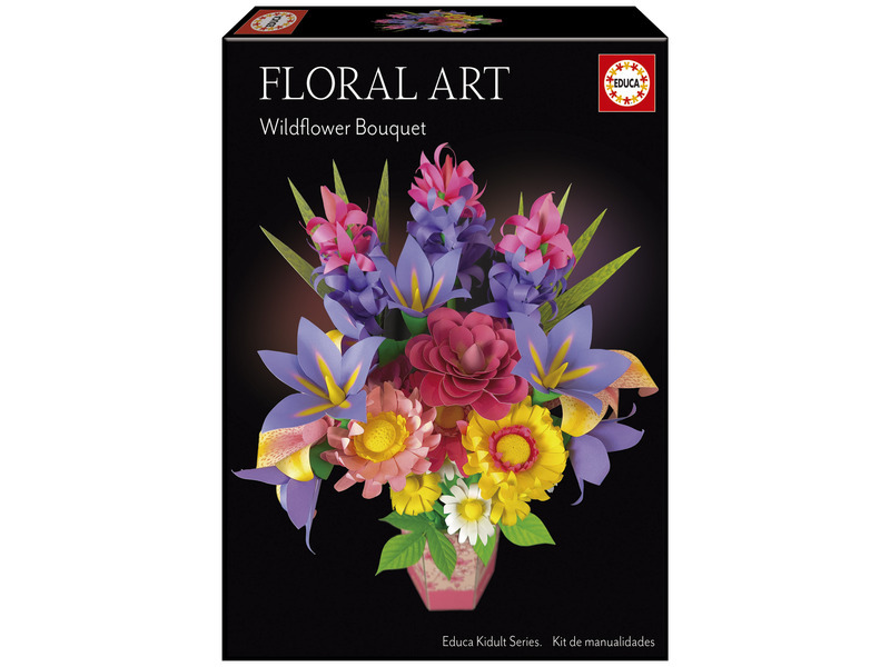 Educa 3D puzzle Floral Art – polní kytice