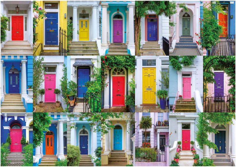 educa puzzle dveře notting hillu 1000 dílků