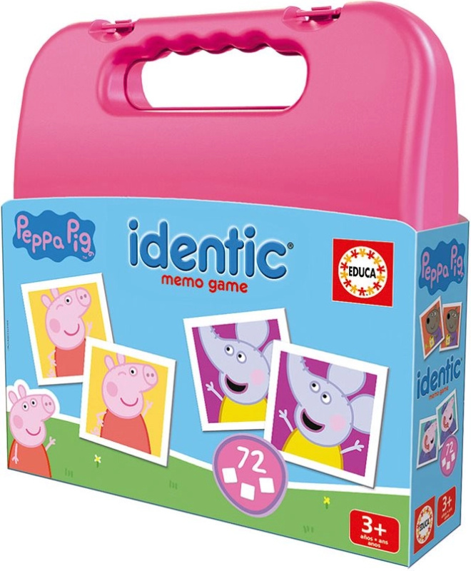 Pexeso v kufříku Prasátko Peppa