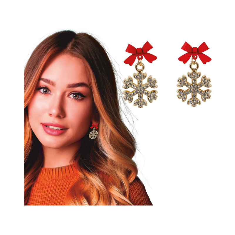 Naušnice Vločka s mašlí Albi