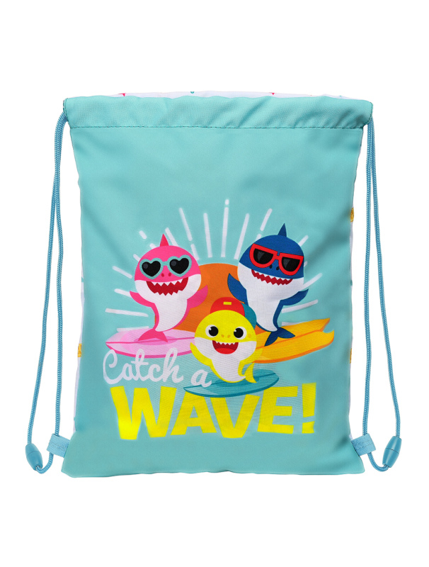 Safta Pytlík na přezůvky BABY SHARK "SURFING" 0,8L