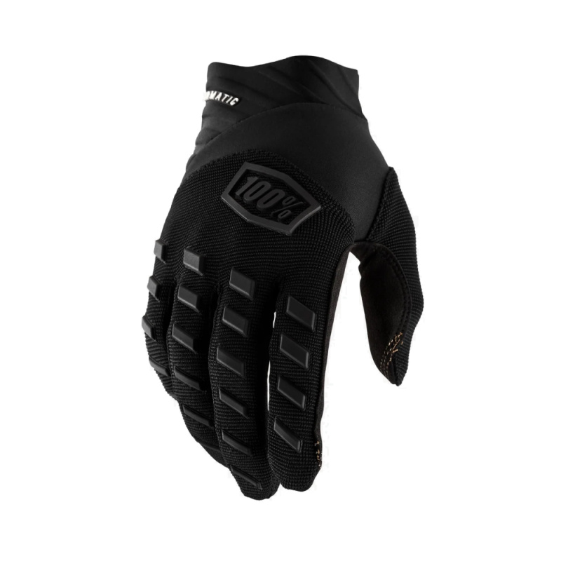 Motokrosové rukavice 100% Airmatic černá černá M