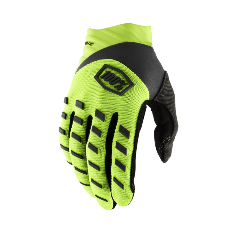 Motokrosové rukavice 100% Airmatic žlutá/černá žlutá/černá XXL