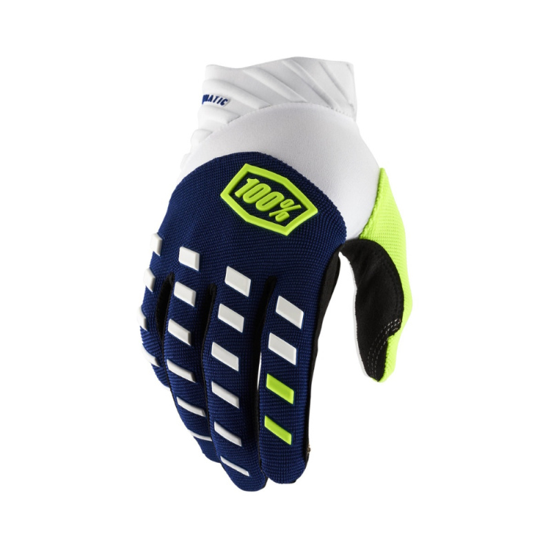 Motokrosové rukavice 100% Airmatic modrá/bílá modrá/bílá XL