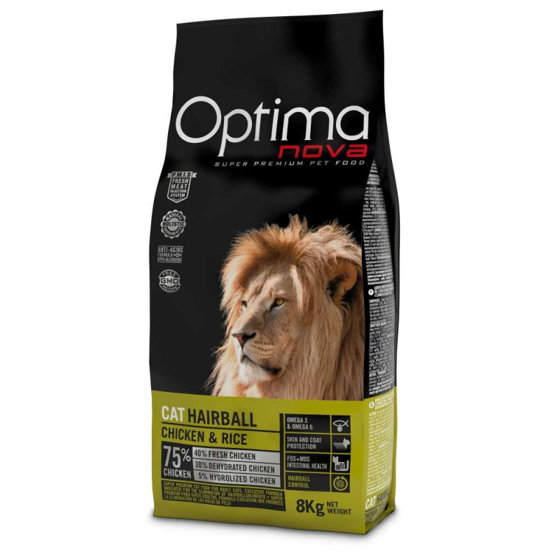 OPTIMAnova CAT HAIRBALL 8 kg