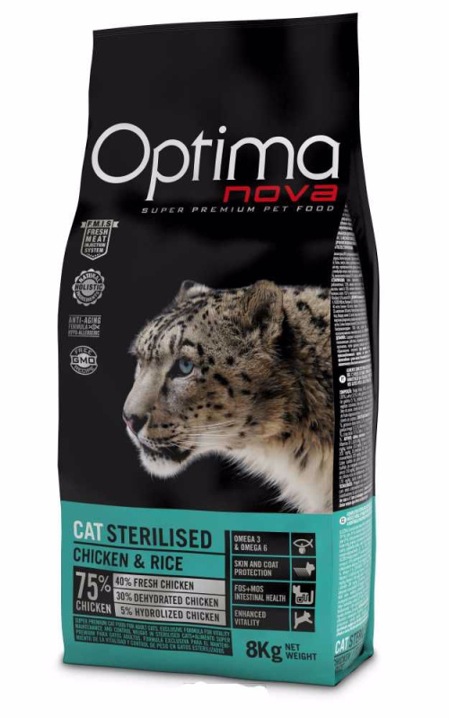 OPTIMAnova CAT STERILISED 8 kg