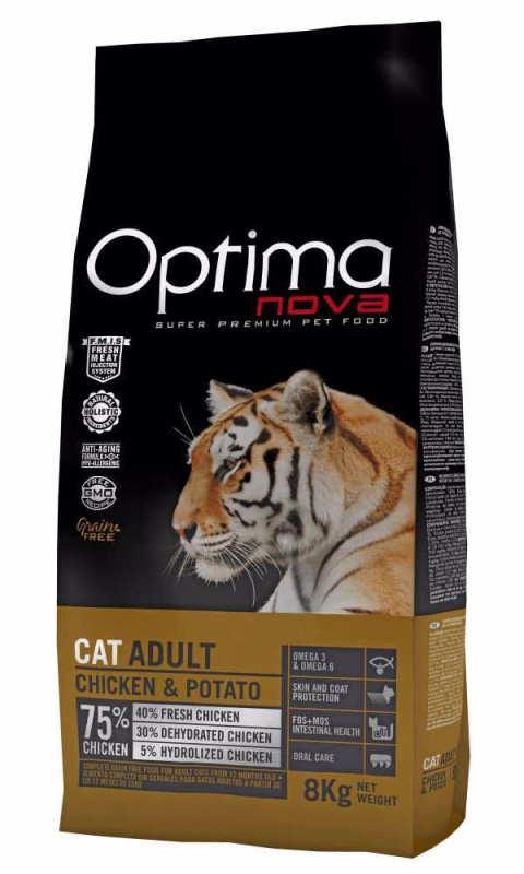 OPTIMAnova CAT CHICKEN GRAIN FREE 8 kg