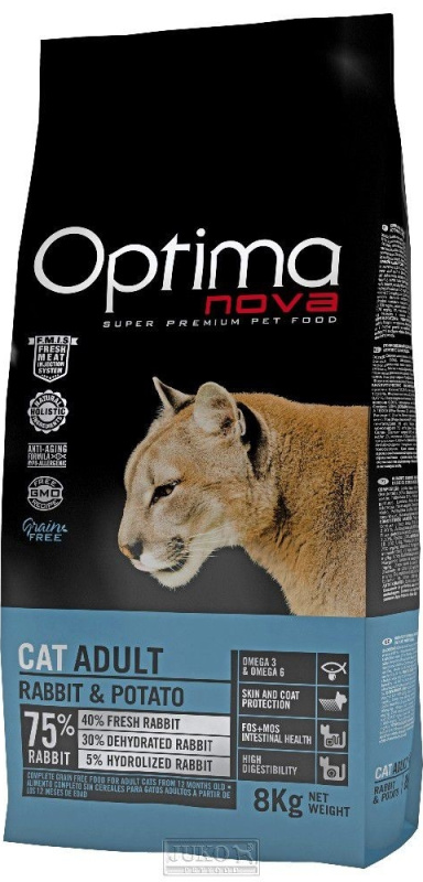 OPTIMAnova CAT RABBIT GRAIN FREE 8 kg