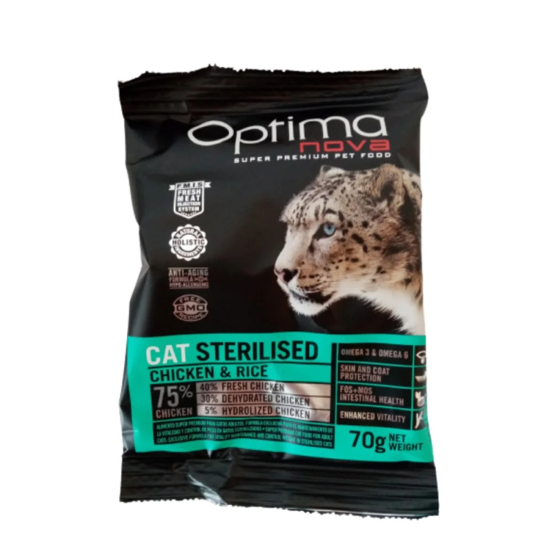 Vzorek OPTIMAnova Cat Sterilised 70 g