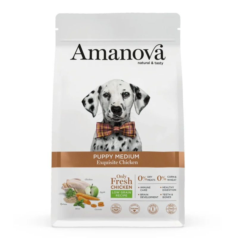 Amanova Dog Puppy Medium Chicken & Quinoa LG 2 kg