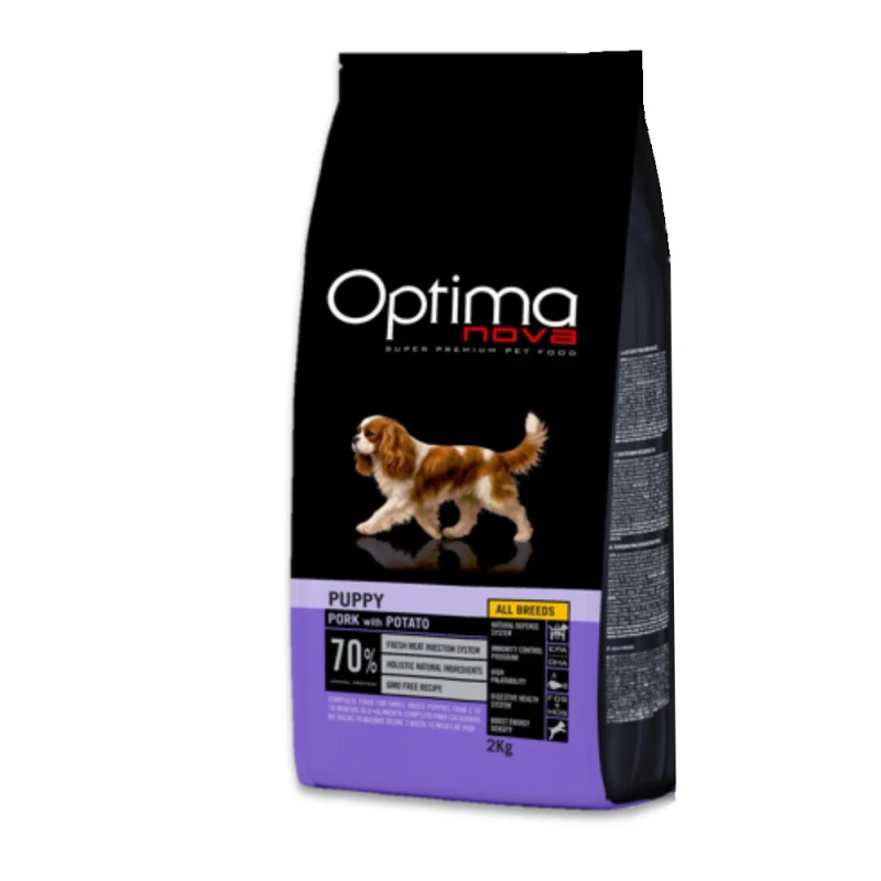 OPTIMAnova Dog Puppy Pork & Rice 2kg