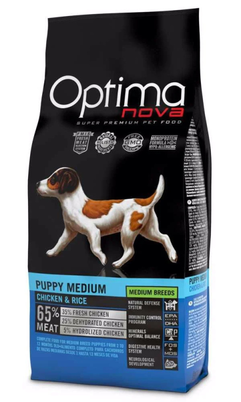 OPTIMAnova dog PUPPY MEDIUM 12 kg 