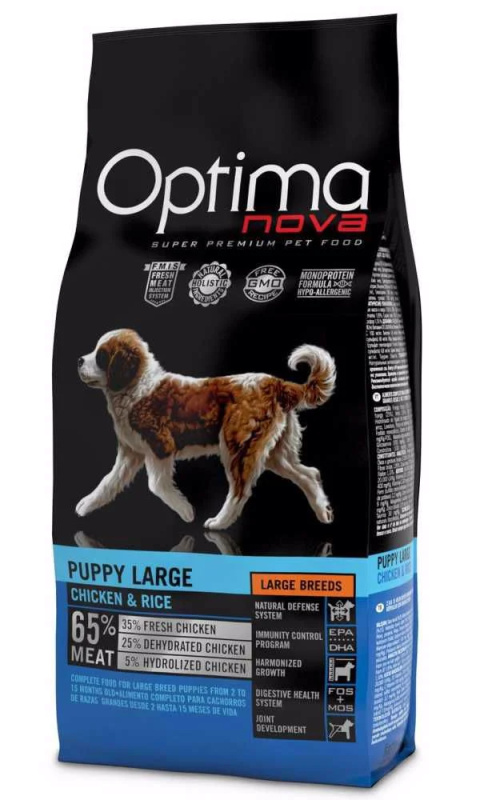 OPTIMAnova dog PUPPY LARGE 12 kg