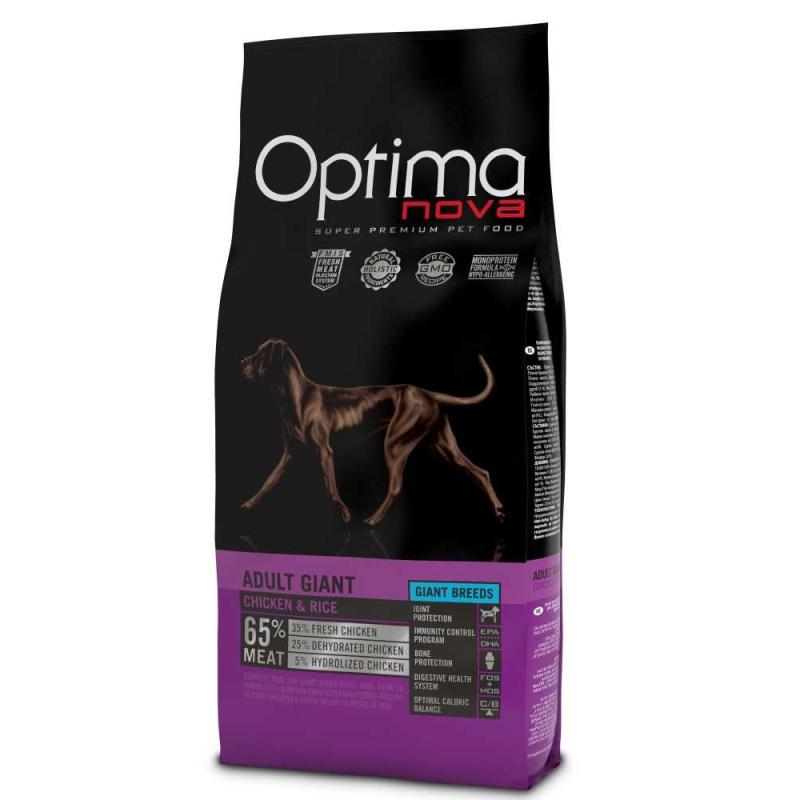 OPTIMAnova Dog Adult Giant Chicken & Rice 12 kg