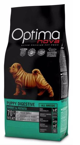 OPTIMAnova dog PUPPY DIGESTIVE GF RABBIT 12 kg