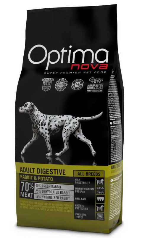 OPTIMAnova dog ADULT DIGESTIVE 12 kg