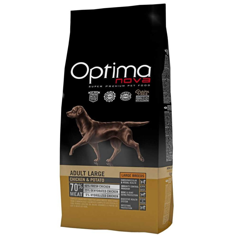 OPTIMAnova dog ADULT LARGE GRAIN FREE 12 kg