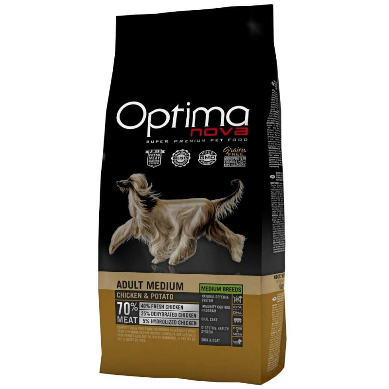 OPTIMAnova dog ADULT MEDIUM GRAIN FREE 12 kg