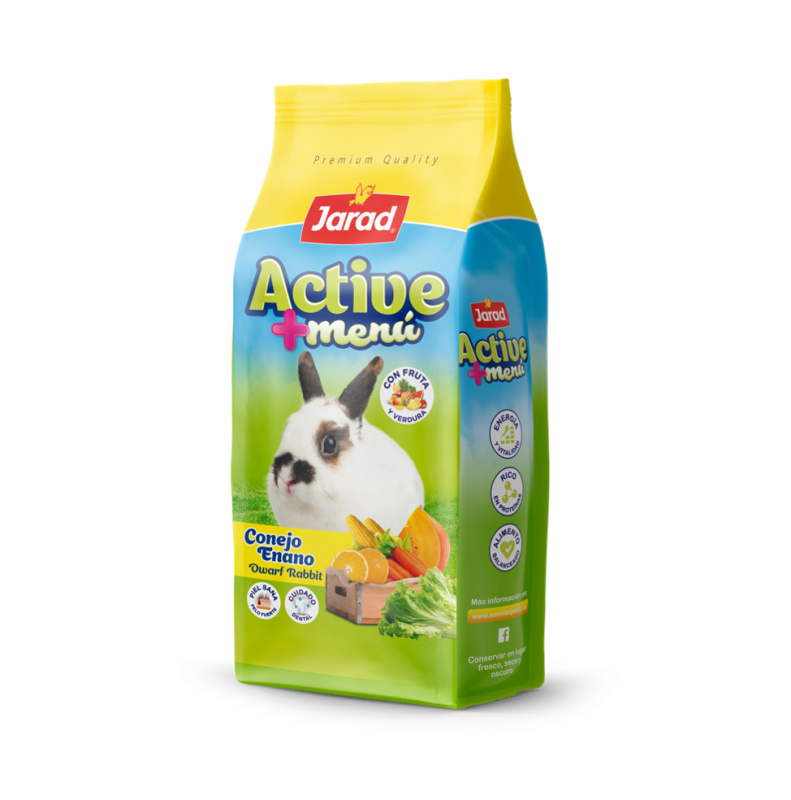 Jarad Active+ Králík Ovoce/Zelenina - 2kg + 1kg GRATIS