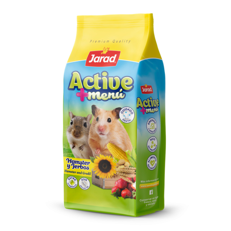 Jarad Active+ Křeček & Pískomil - 800g