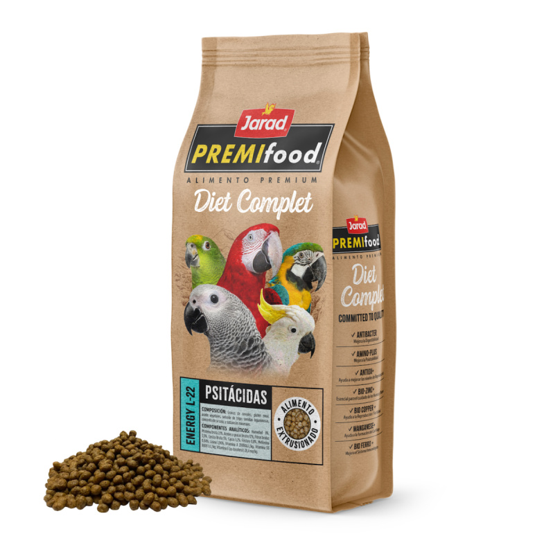 Jarad PREMIfood Papoušek Energy L22 - 700g