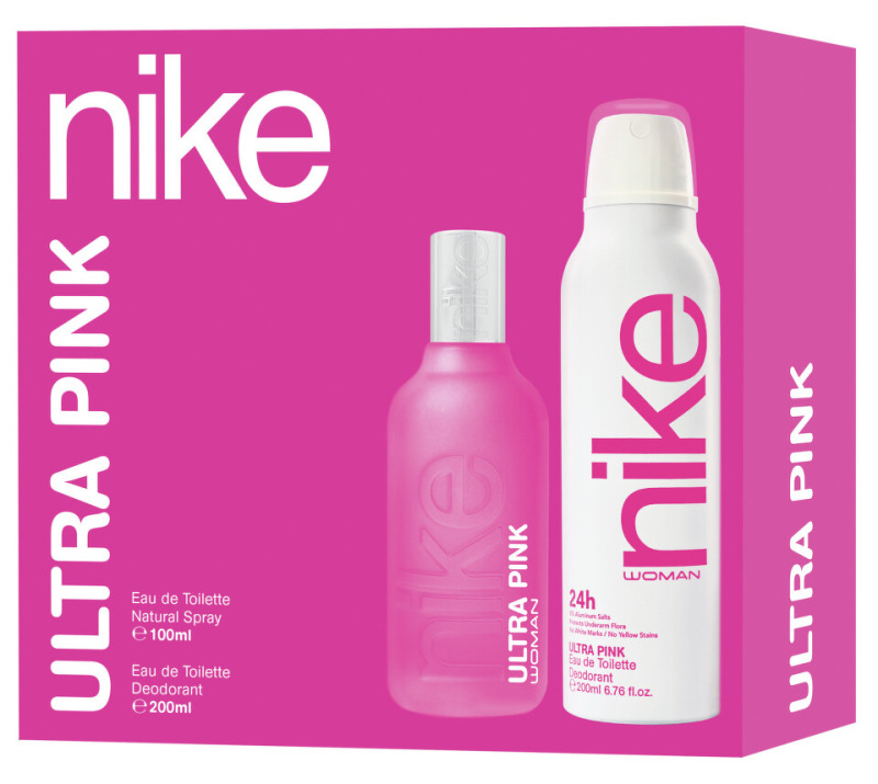 NIKE ULTRA PINK (EdT 100ml+Deo spray 200ml)