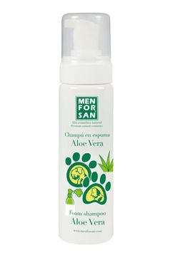 Menforsan Šampon pěnový s Aloe Vera psi a kočky  200 ml