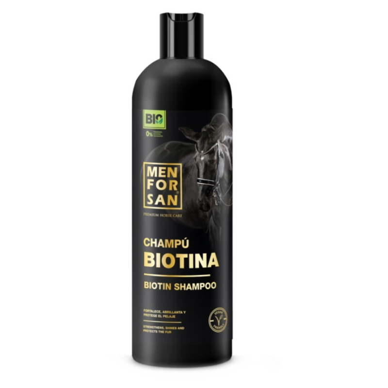 Menforsan Šampon BIO s biotin. pro koně VEGAN  1000ml