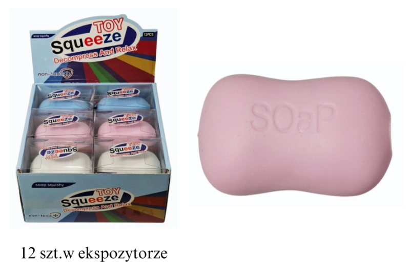 Antistresový mačkací míček mýdlo - 1 kus