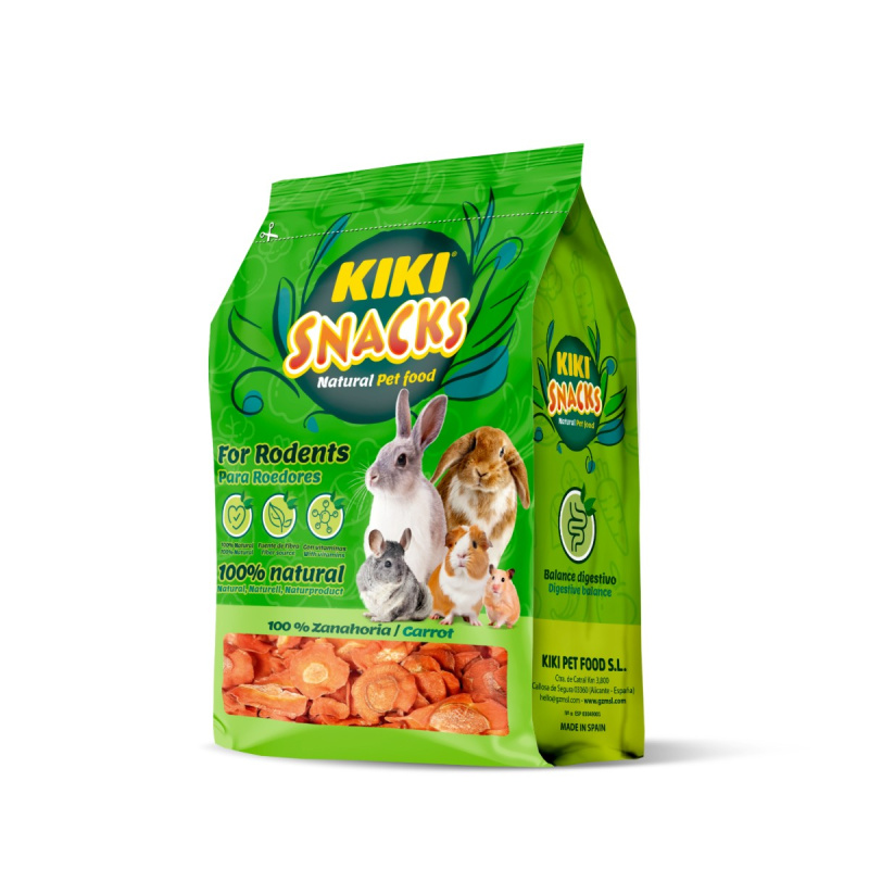 KIKI Snacks Sušená Mrkev - 125g