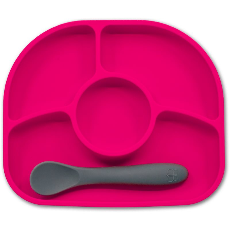 BBLÜV Yümi dělený talíř Pink 1 ks