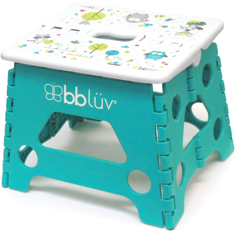 BBLÜV Stëp skládací stupínek pro děti 22 x 18 x 18,2cm Aqua 18m+ 1 ks