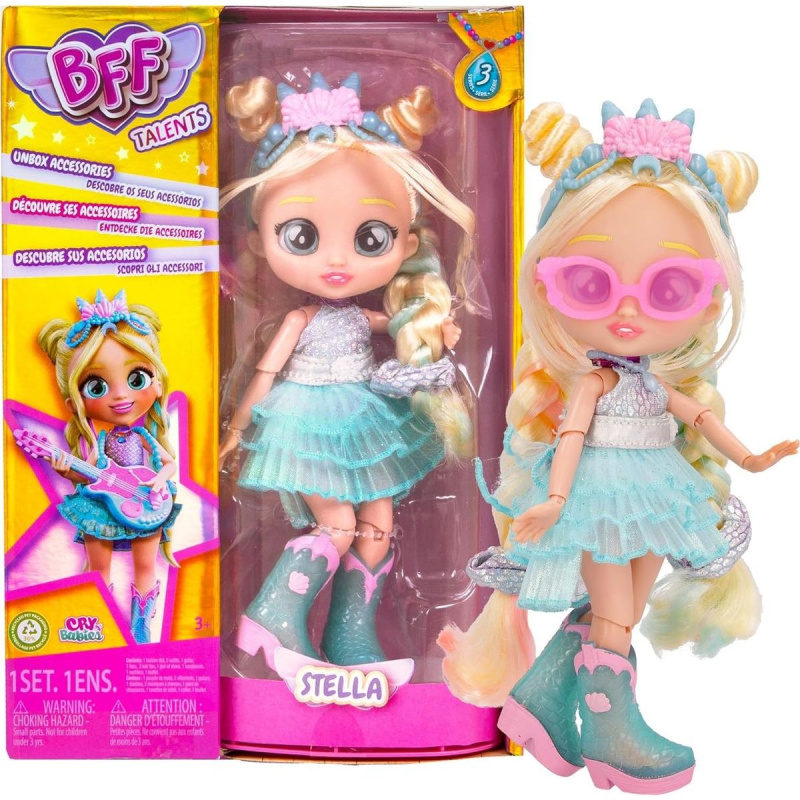 Cry Babies BFF kytaristka Stella Doll
