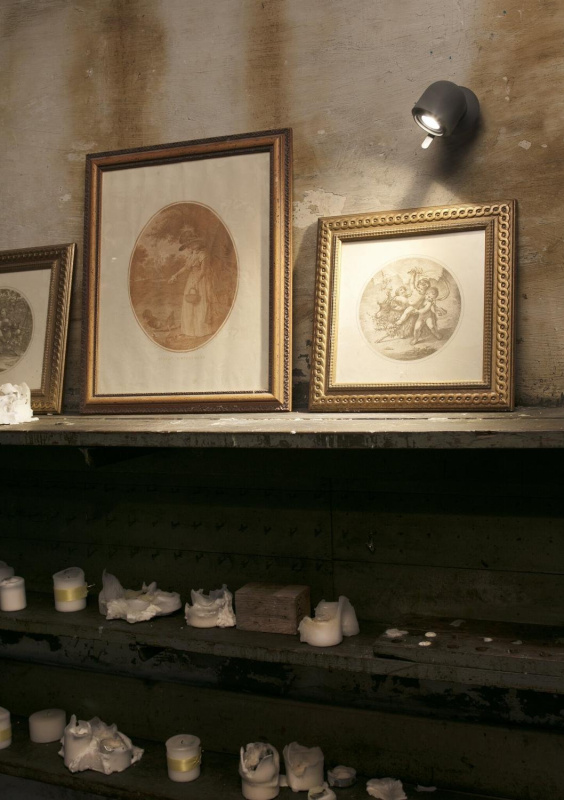 STONE nástěnná lampa, šedá - FARO