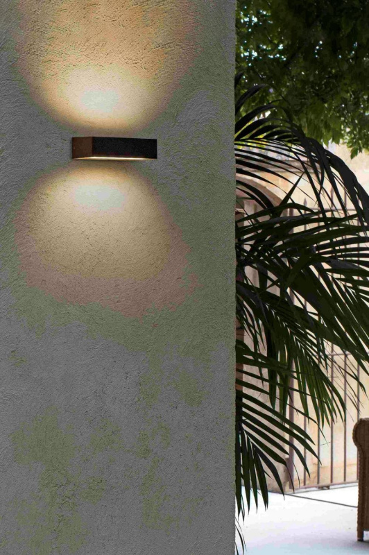 DORO 220 nástěnná lampa, rezavá - FARO