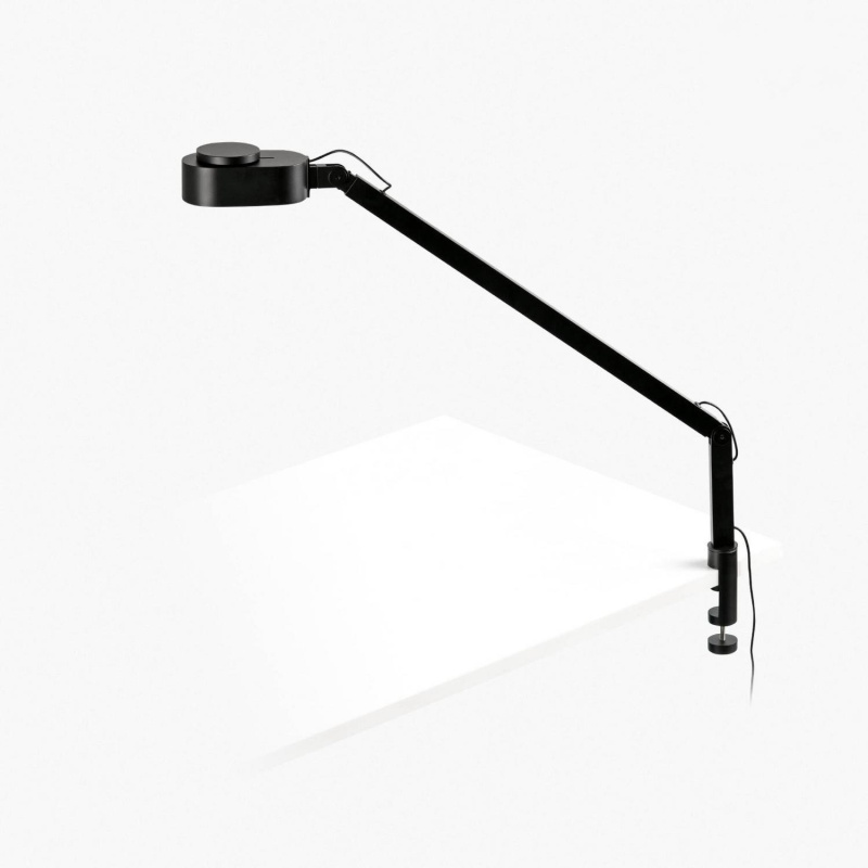 FARO Stolní LED lampa INVITING s klipem Barva: Černá