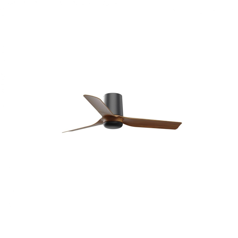 FARO Stropní ventilátor MINI PUNT TUB S, 6 rychlostí Barva: Černá-dřevo