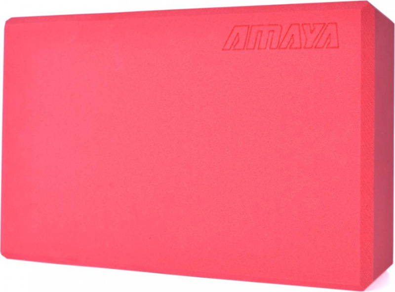 Yoga brick AMAYA pěnový blok červená