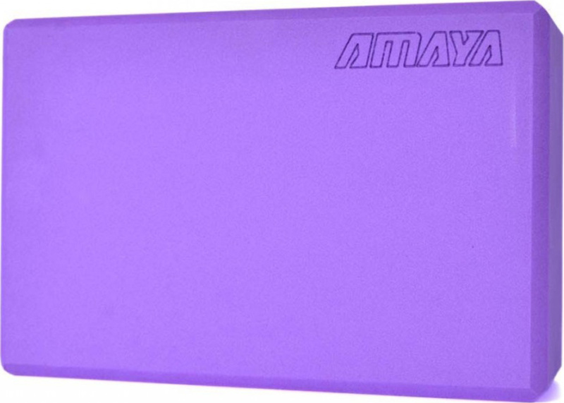 Yoga brick AMAYA pěnový blok fialová