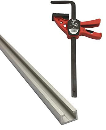 Piher | Svěrka pro T-drážky a vodící lišty Festool, Makita, DeWalt Délka: 15 cm