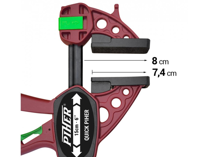 Piher - jednoruční rychlosvěrka - Quick -15cm Délka: 300 mm
