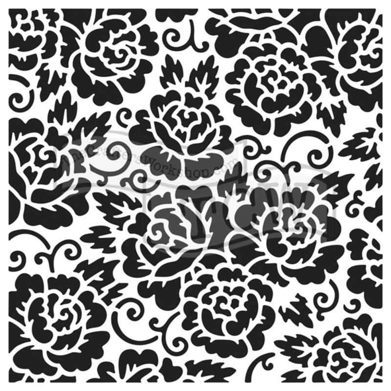 The Crafter´s Workshop Šablona TCW 12"x12" (30,5x30,5 cm) - Rose Garden