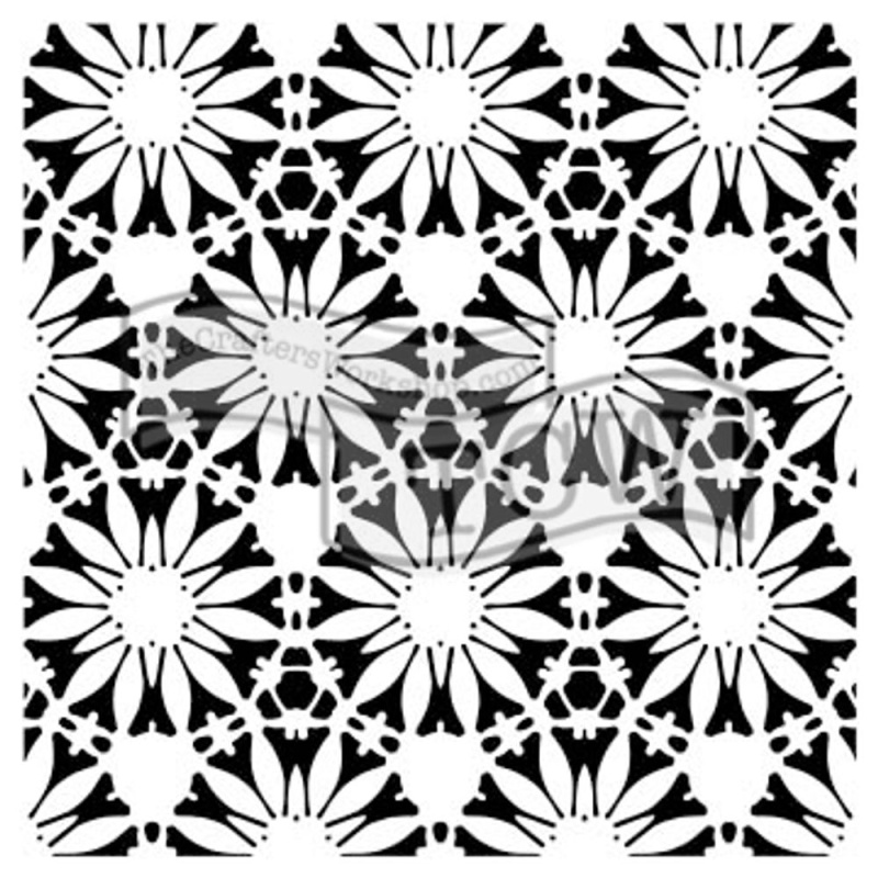 The Crafter´s Workshop Šablona TCW - Tuscan Floral - VYBERTE VELIKOST - Šablona TCW 12"x12" (30,5x30,5 cm) - Tuscan Floral