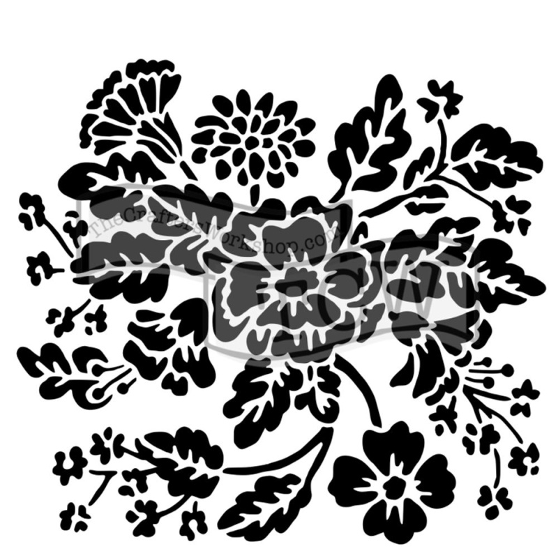 The Crafter´s Workshop Šablona TCW 12"x12" (30,5x30,5 cm) - Growing Wild