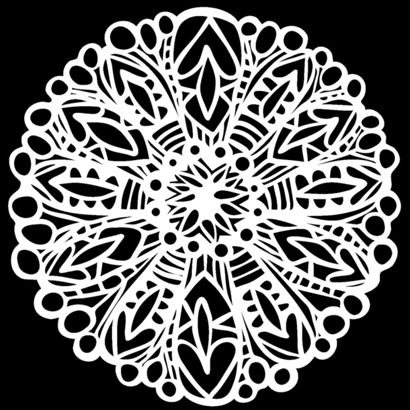 The Crafter´s Workshop Šablona TCW - Big Flower - VYBERTE VELIKOST - Šablona TCW 12"x12" (30,5x30,5 cm) - Big Flower