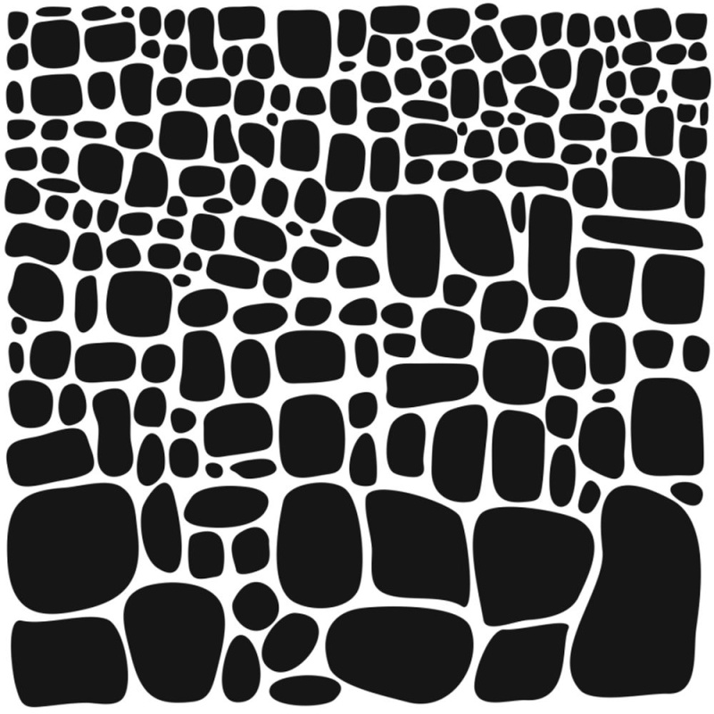 The Crafter´s Workshop Šablona TCW 12"x12" (30,5x30,5 cm) - Stone Increase